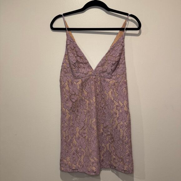 NWT Free People Dangerous Love Mini Dress In Wisteria Pink US 2 UK 6 - Picture 2 of 4